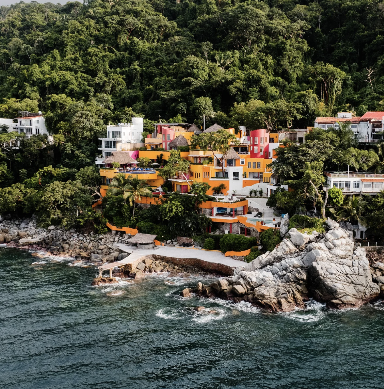 Oceanfront villas in Puerto Vallarta